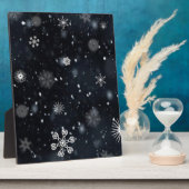 sneeuwvlokken fotoplaat (Zijkant)