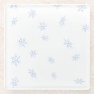 Sneeuwvlokken Glazen Onderzetter