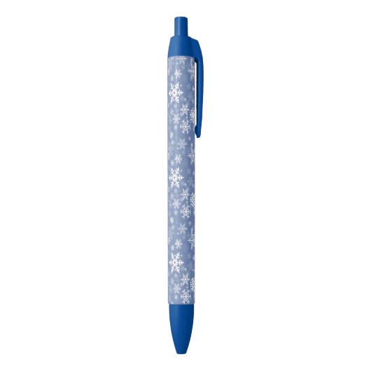 Sneeuwvlokken Grafisch aanpassen de Achtergrond va Blauwe Inkt Pen (Achterkant (Verticaal))