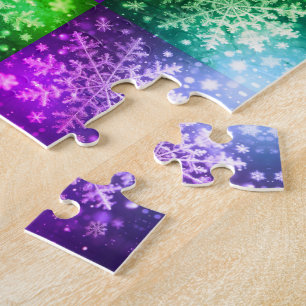 Sneeuwvlokken / Harten / Greenleaf / Miami / Spieg Legpuzzel