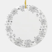 Sneeuwvlokken Herinnering pap Ornament kerstcadeau (Achterkant)