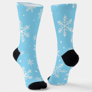 Sneeuwvlokken in de lucht sokken
