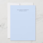 Sneeuwvlokken in December Winter Bruiloftsbudget Kaart (Achterkant)