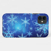 Sneeuwvlokken iphone case (Achterkant (horizontaal))