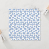 Sneeuwvlokken  kaart (Voorkant / Achterkant in situ)