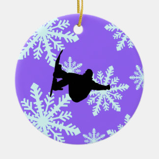 sneeuwvlokken keramisch ornament