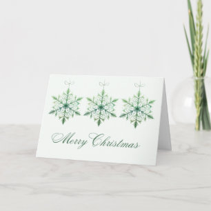 Sneeuwvlokken Kerstkaart Kaart
