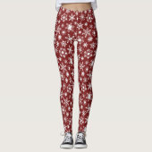 Sneeuwvlokken Leggings (Voorkant)