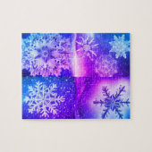 Sneeuwvlokken Legpuzzel (Horizontaal)