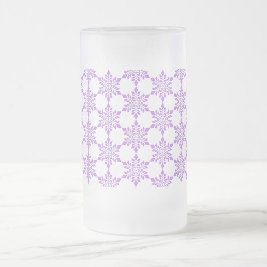 Sneeuwvlokken Matglas Bierpul (Center)