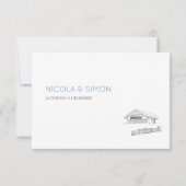 Sneeuwvlokken Mountain Chalet Ski Winter Zwart Wit (Achterkant)