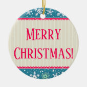 Sneeuwvlokken Ornament (Voorkant)