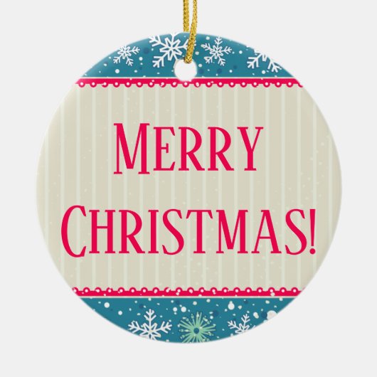 Sneeuwvlokken Ornament (Voorkant)