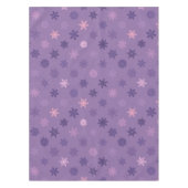 Sneeuwvlokken (Paars) Tafelkleed (Voorkant)
