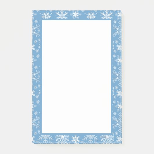 Sneeuwvlokken Post-it® Notes (Voorkant)