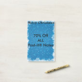 Sneeuwvlokken Post-it® Notes (Op bureau)