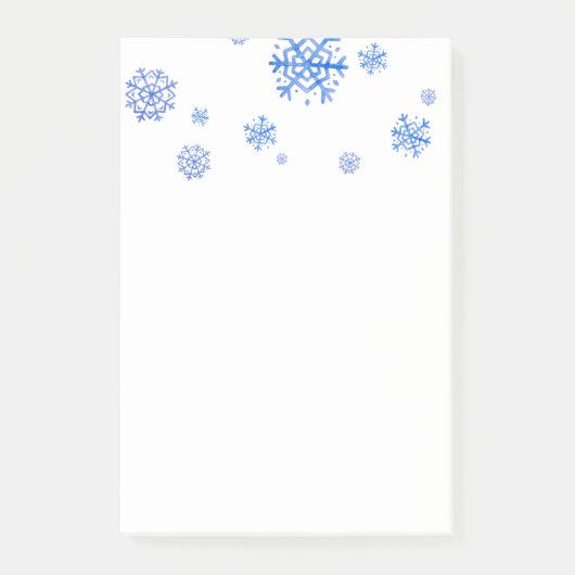 Sneeuwvlokken Post-it® Notes (Voorkant)