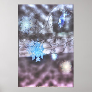 sneeuwvlokken poster