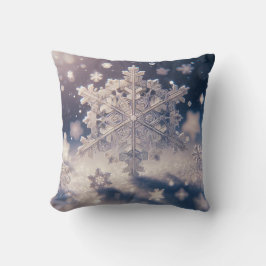 Sneeuwvlokken / Rand / Schaduw Kussen