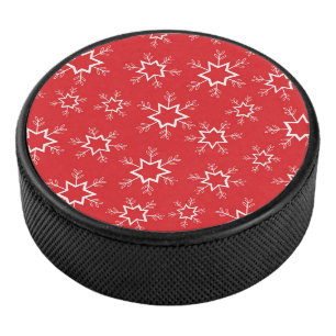 Sneeuwvlokken, Rode en Witte Sneeuwvlokken, Sneeuw Hockey Puck