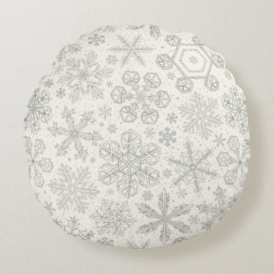 Sneeuwvlokken Rond Kussen