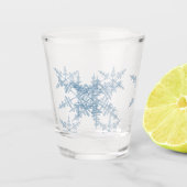 Sneeuwvlokken Shot Glas (Voorkant)