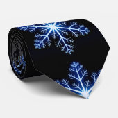 Sneeuwvlokken stropdas (Opgerold)