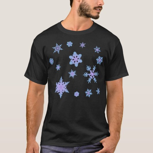 Sneeuwvlokken T-shirt (Voorkant)
