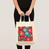 Sneeuwvlokken Tote Bag (Voorkant (product))