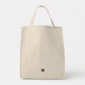 Sneeuwvlokken Tote Bag (Achterkant)