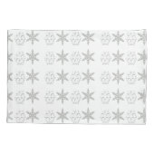 Sneeuwvlokken van Hoesjes met schroefdraad (één st Kussensloop (Achterkant-Links)