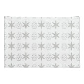 Sneeuwvlokken van Hoesjes met schroefdraad (één st Kussensloop (Achterkant-Rechts)