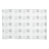 Sneeuwvlokken van Hoesjes met schroefdraad (één st Kussensloop (Voorkant-Links)