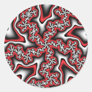 Sneeuwvlokken verdwenen wilde Stickers