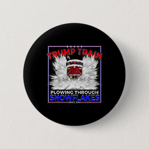 Sneeuwvlokken voor President Trump! Maga Trump tre Ronde Button 5,7 Cm