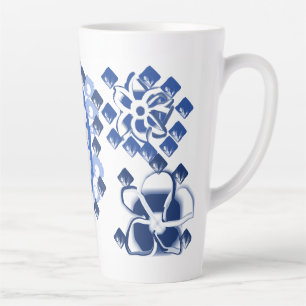 Sneeuwvlokken vreugde latte mok