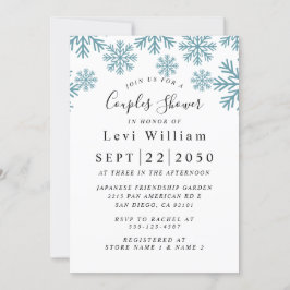 Sneeuwvlokken Vrijgezellenfeest Kaart