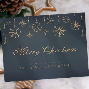 Sneeuwvlokken   Vroegere kerstfeestjes Briefkaart