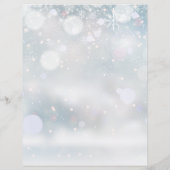 Sneeuwvlokken Wintertrouw Schema Tijdschema (Achterkant)