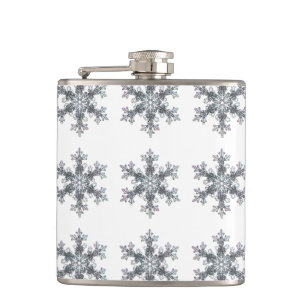 Sneeuwvlokken, winterwonderland heupfles