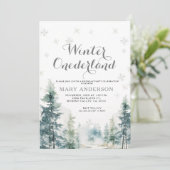 Sneeuwvlokken Witte Winter Onederland Verjaardag Kaart (Staand voorkant)