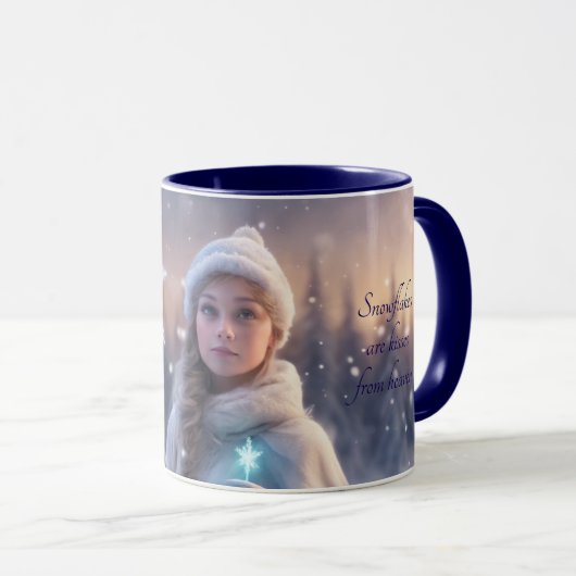 Sneeuwvlokken zijn.. mok (Voorkant rechts)