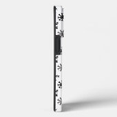 Sneeuwvlokken Zwart-wit patroon Case-Mate iPhone Case (Achterkant / Rechts)