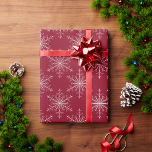 sneeuwvlokpatroon cadeaupapier