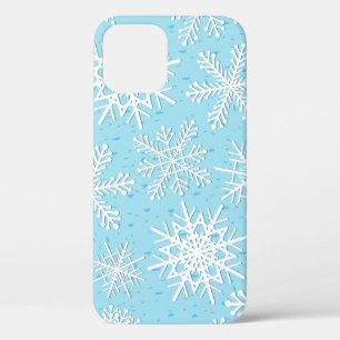 Sneeuwvlokpatroon iPhone 12 Hoesje