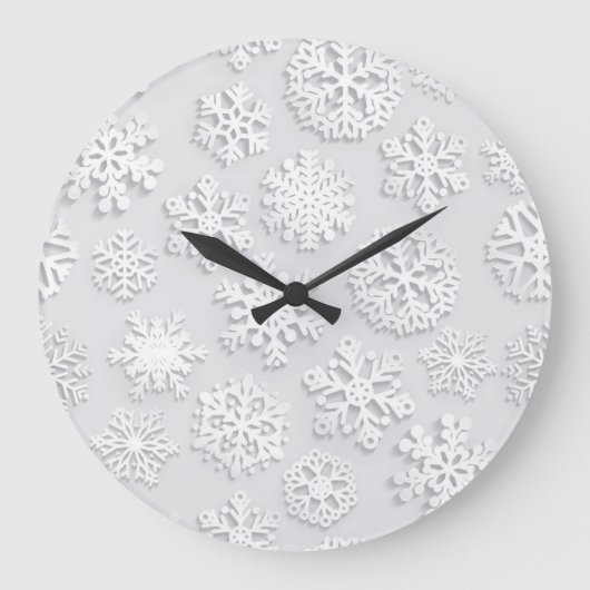 Sneeuwvlokpatroon Grote Klok (Voorkant)