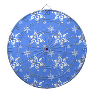 Sneeuwvlokpatroon, Witte sneeuwvlokken, Sneeuw, Bl Dartbord