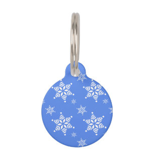 Sneeuwvlokpatroon, Witte Sneeuwvlokken, Sneeuw, Bl Huisdierpenning