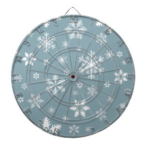 Sneeuwvlokpatroon, Witte sneeuwvlokken, Sneeuw, Gr Dartbord