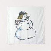 Sneeuwvloktapijt Wandkleed (Voorkant)